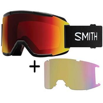 Smith Squad - Gafas de esquí para hombre, color negro