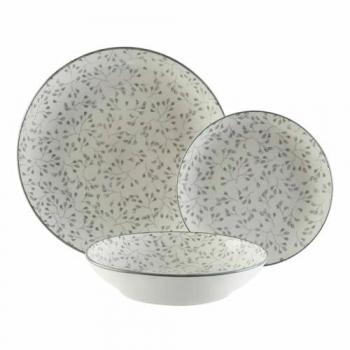 Vajilla Oxford 18 Piezas de Porcelana Elegante