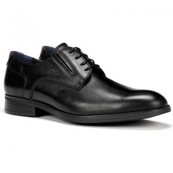 Zapato Vestir Cordones Fluchos F1885 Negro