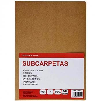 Ecotonik 600644 - Snma c 50 subcarpeta kraft bicolor a4