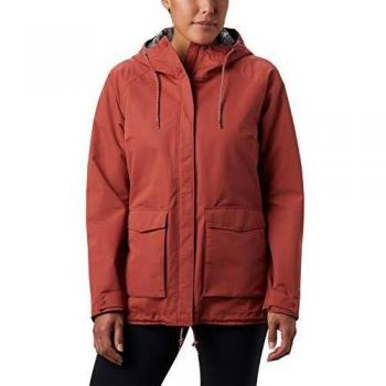 Columbia South Canyon Chaqueta Impermeable, Mujer, Rojo