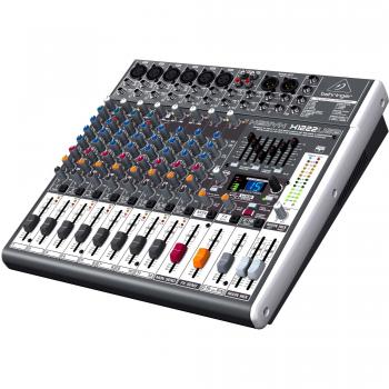 Behringer X1222 USB 12-Channel Analog Mixer with Effects and Compressor