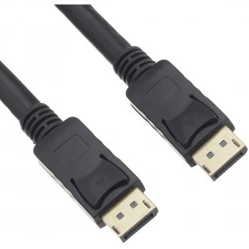 Cable DisplayPort 1.2 LogiLink de 10 m, conector macho a macho, 4K/60Hz, negro