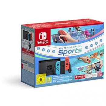 Nintendo Switch + Nintendo Switch Sports + Cinta de la Pierna + 12 Meses de Nintendo Switch Online