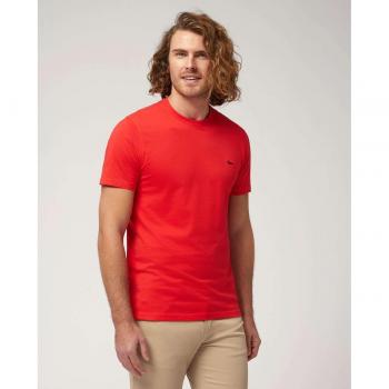 Harmont & Blaine Red Cotton T-Shirt - XXL, Male, Embroidered Logo