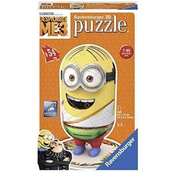 Rompecabezas 3D Ravensburger Minion Turista - 54 piezas