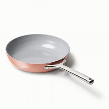 Caraway 10.35 Non-Toxic Ceramic Non-Stick Frying Pan - Oven Safe, PTFE & PFOA Free, Compatible with All Stovetops (Perracotta)
