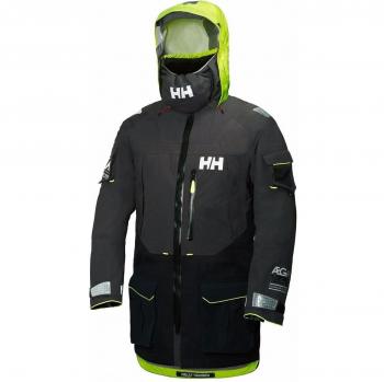 Helly Hansen Ægir Ocean Jacket - Chaqueta para hombre, color negro, talla XXL
