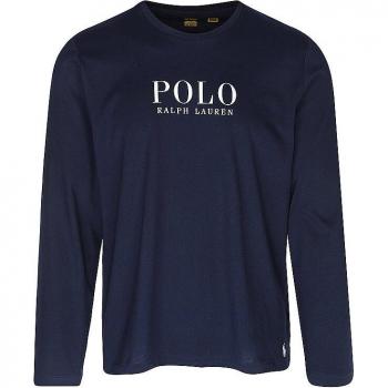 Polo Ralph Lauren Men's Long Sleeve Sleep Shirt - Blue, Size M