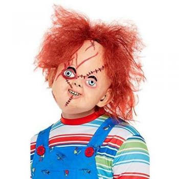 Smiffys 50264 - Máscara de látex con licencia oficial de Chucky, para hombre, color marrón