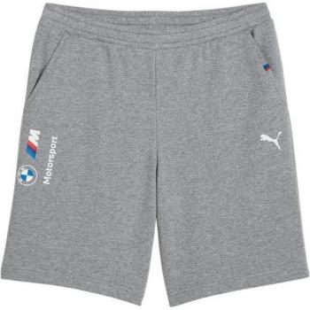 Shorts de Sudadera Gris Puma BMW MMS Essentials para Hombre