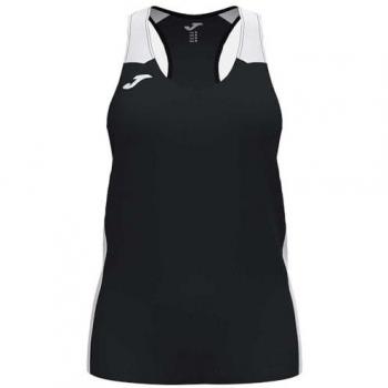 Camiseta tirantes mujer Joma Record II negro blanco características: diseño ligero, transpirable, ajuste cómodo, ideal para running y actividades deportivas