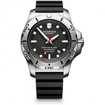 Victorinox INOX Mens Analogue Quartz Watch with Rubber Bracelet V241733