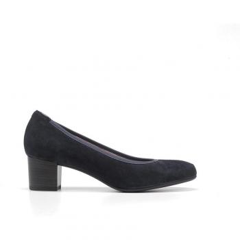 Zapatos de salón de mujer en piel D8469-AC Azul