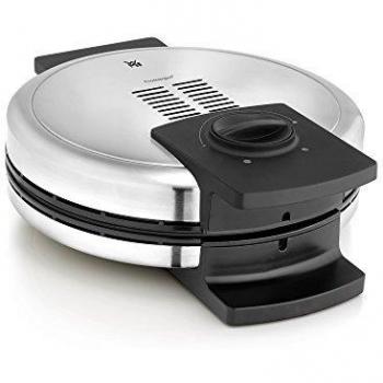 WMF LONO – Gofrera para corazones de gofres, 900 W, grado de tostado regulable, color cromargano mate/plateado