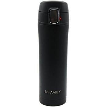 3ZFAMILY Termos al vacío aislados de acero inoxidable para el hogar y la cocina, taza de café, botella de viaje, taza térmica, 473 ml