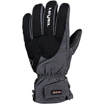 Level Alpine PK Guantes, Hombre, Black, 8