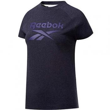 Reebok Te Texture Logo tee Camiseta, Mujer, delmel, S