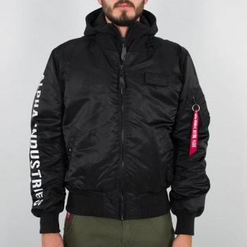 Alpha Industries MA-1 D-Tec SE Reflective Bomber Jacket Black 3XL