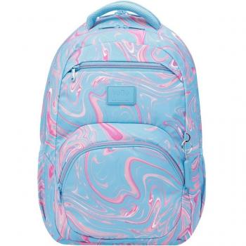 Mochila Totto Tracer 4 Eco-Friendly Estampado Verde y Rosa - 23L