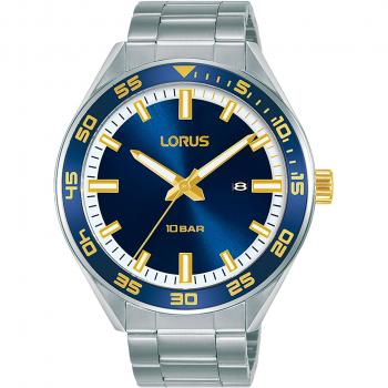 Reloj Lorus RH933NX9 Hombre Acero Inoxidable 10 Bar Resistente Al Agua