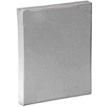 Lienzos Levante Lienzo de Algodón en Blanco, Listones de 46x32 mm 3D, Imprimación Acrílica, 150x50 cm