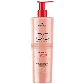 Schwarzkopf Professional Bonacure, Reparación de péptidos, Bálsamo limpiador micelar, 500ml