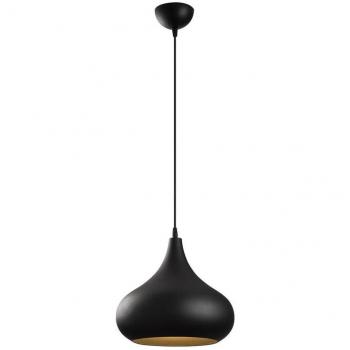 Lámpara de techo colgante negra y dorada Model 22