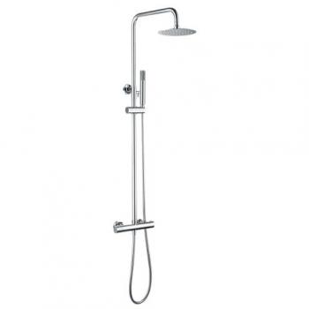 Conjunto ducha termostático Génova IMEX BTG053 Cromo