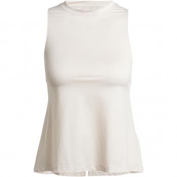 Camiseta de Manga Corta Adidas Studio Tank para Mujer en Color Blanco, Beige (XS)