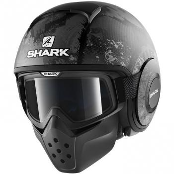 Shark Moto Casco Hark – Drak Evok Mat, Negro, Tamaño XL