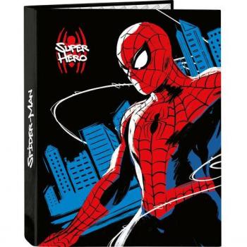 Carpeta Folio 4 Anillas Mixtas Spider-Man Hero - Safta