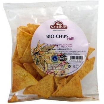 CHIPS DE MAIZ Y CHILI 75gr. BIO