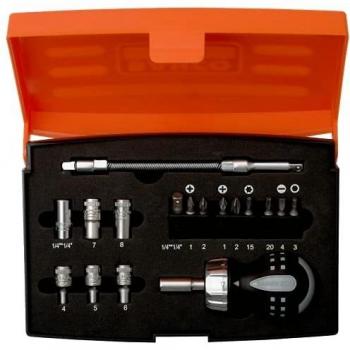 Bahco 808050S-18 - Juego Destornillador Carrac Mini 18P