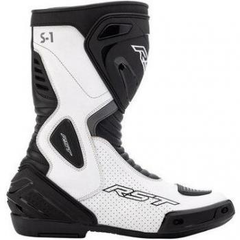 RST Botas Deportivas de Moto S1 Blancas y Negras