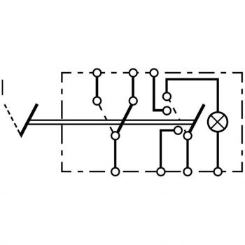 Interruptor intermitente de aviso HELLA 6HH 007 832-591 - 24V, 7 conexiones, instalación interna, con función confort