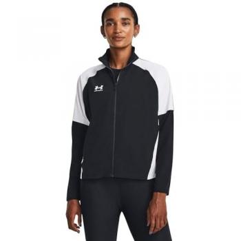 Chaqueta deportiva para mujer Under Armour Challenger Pro, color Negro / Blanco, talla Large