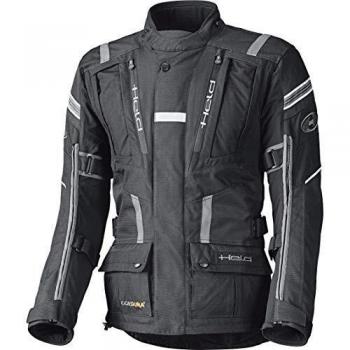Chaqueta de moto impermeable Held Hakuna 2, color gris/negro
