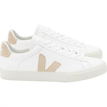 Veja Campo Leather Sneakers, Female, White, Size: 6 US Stylish Sneakers for Men and Women