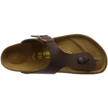 Birkenstock Ramses Birko-Flor - Sandalias de dedo unisex, color marrón, talla 43