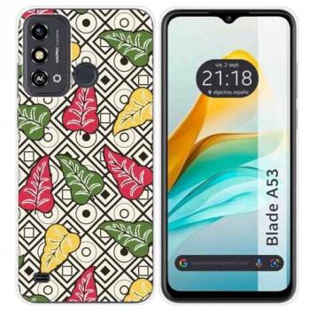 Funda de Silicona para Zte Blade A53 con Diseño de Flores 11