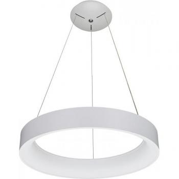 Lámpara colgante moderna Chiara blanca, Italux - Chiara - Lámpara colgante led moderna blanca, blanco cálido 3000K 2310lm
