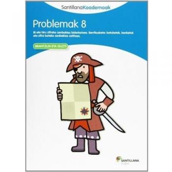 PROBLEMAK 8 SANTILLANA KOADERNOAK - 9788498943320