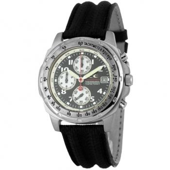 Chronotech Reloj Analog-Digital Automático Unisex con Correa de Tela S0331115, 39mm Ct9127-03