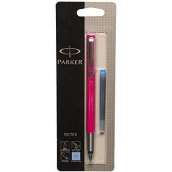 Parker - Vector: Pluma estilográfica, punta media, color rosa Red Ruby
