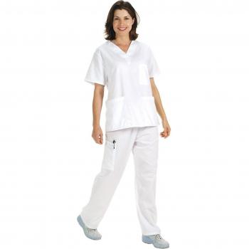 NCD Medical/Prestige Medical 50309-1 - Camisa de uniforme médico, color blanco, talla M