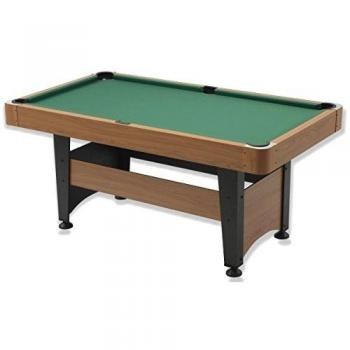 Mesa de billar Chicago marrón,
