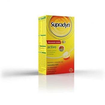 Supradyn Active Effervescent Tablets with Coenzyme Q10, 30 Count