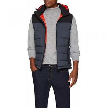 Hackett London AMR Down Gilet Chaleco Deportivo, Gris