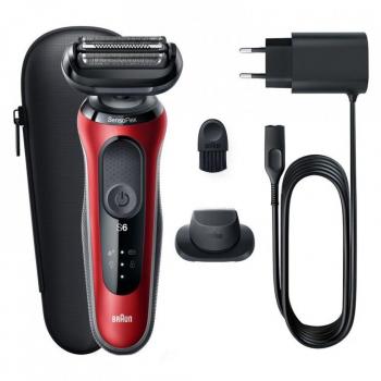 Braun Series 6 61-R1200S Afeitadora de Láminas y Recortadora Seco/Mojado